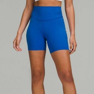 Lululemon Size 14 Base Pace 8" Shorts, Blazer Tone Blue